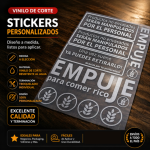 Vinilo de Corte Personalizado – Señalética y Branding