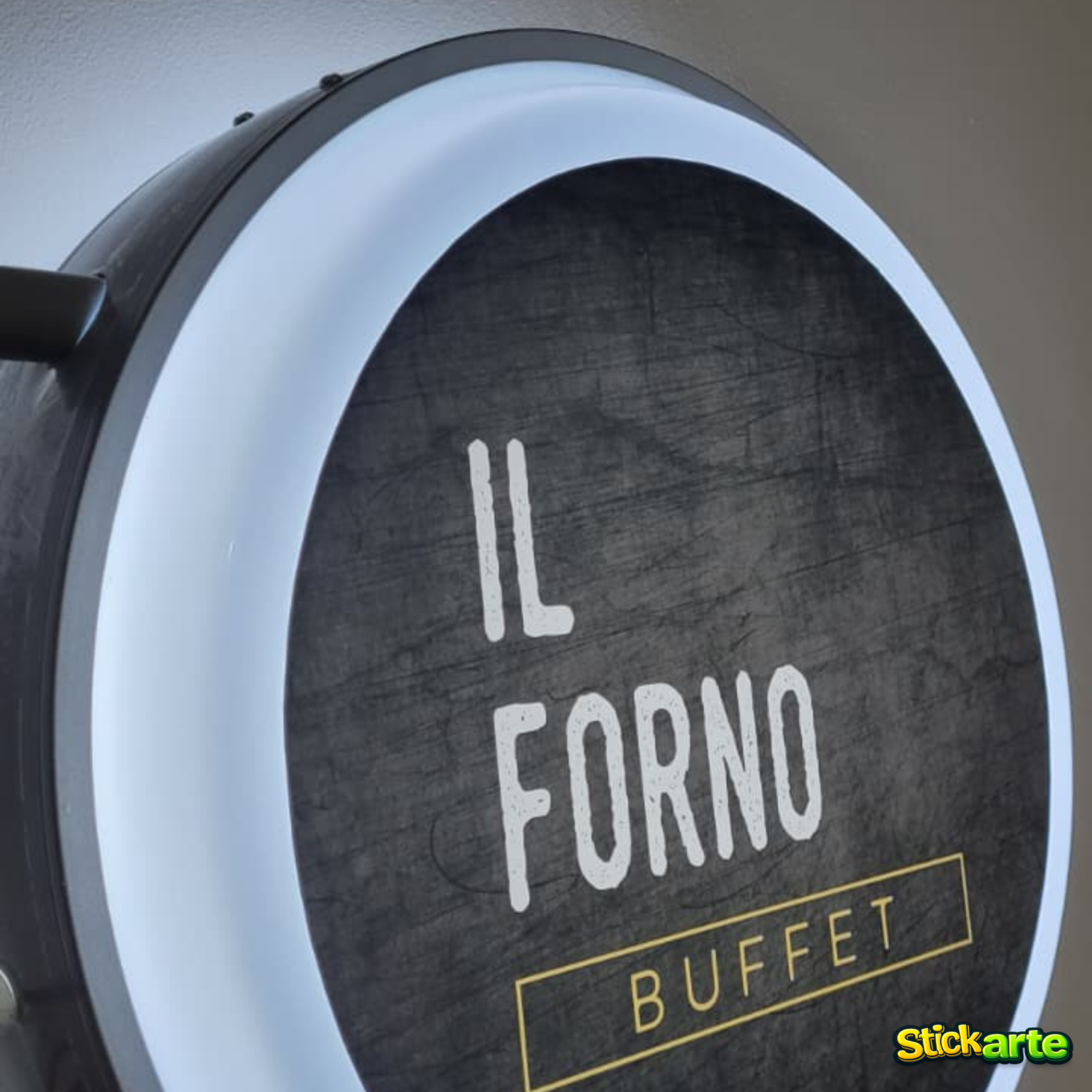 Cartel LED Circular Doble Cara 60cm Personalizado – Máxima Visibilidad - Imagen 3