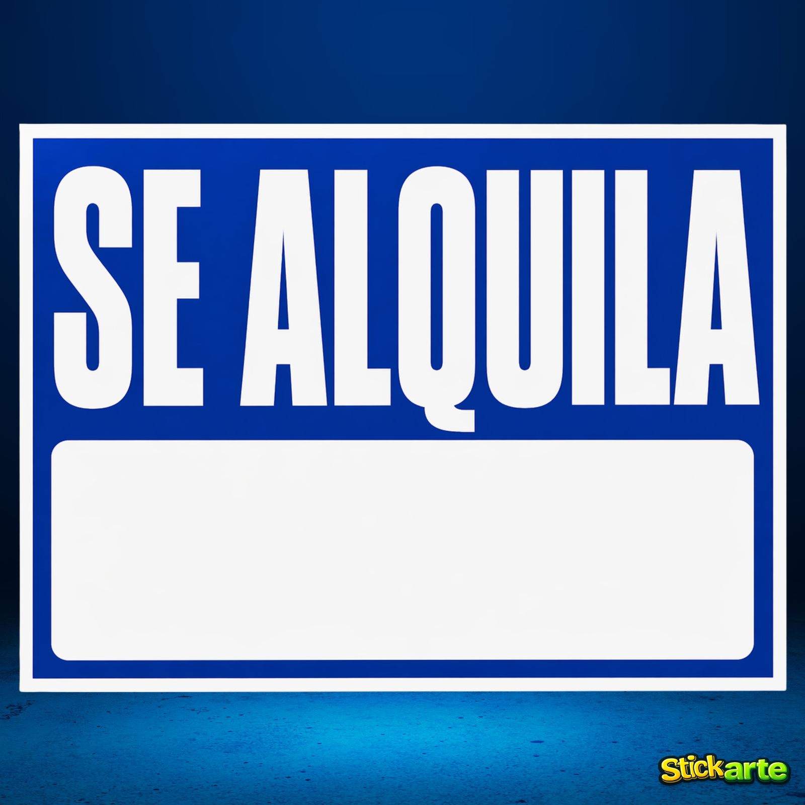 Cartel “SE ALQUILA” 50x40 cm – Alta Visibilidad