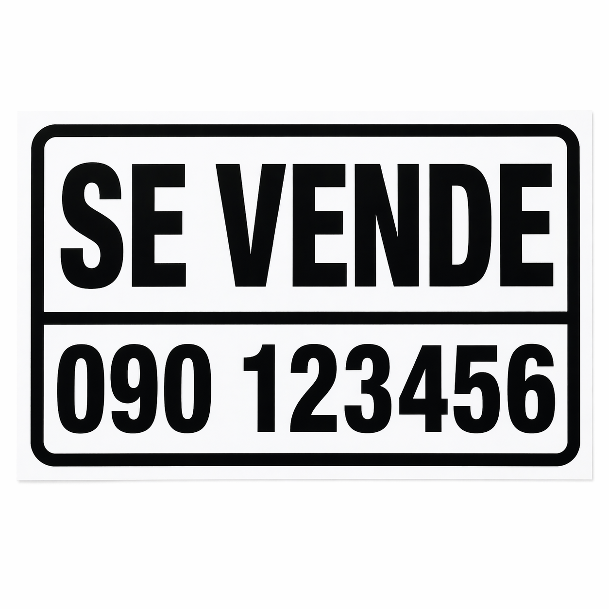 Vinilo de Corte “SE VENDE” para Vidrio – Personalizable - Imagen 2