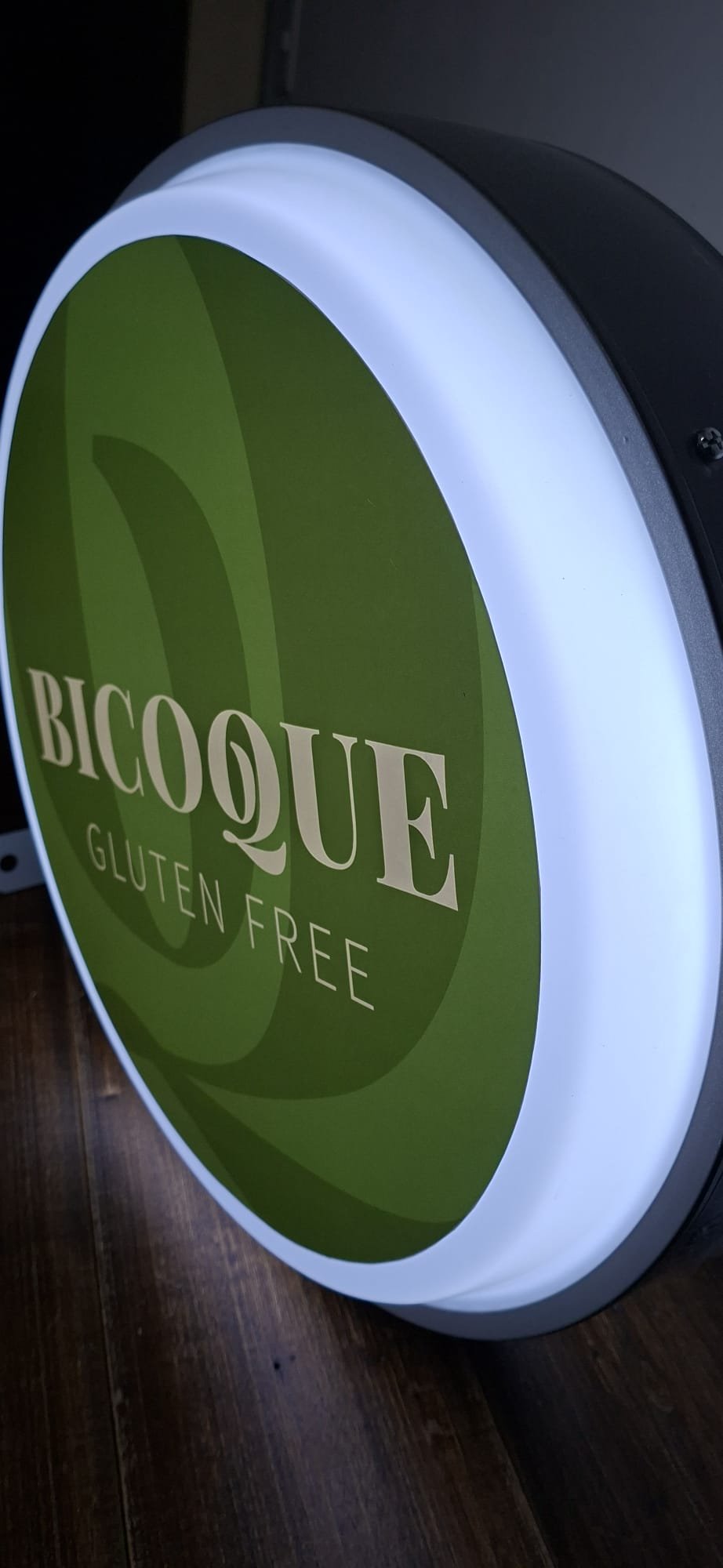 Cartel LED Circular Doble Cara 70cm Personalizado – Máxima Visibilidad - Imagen 4