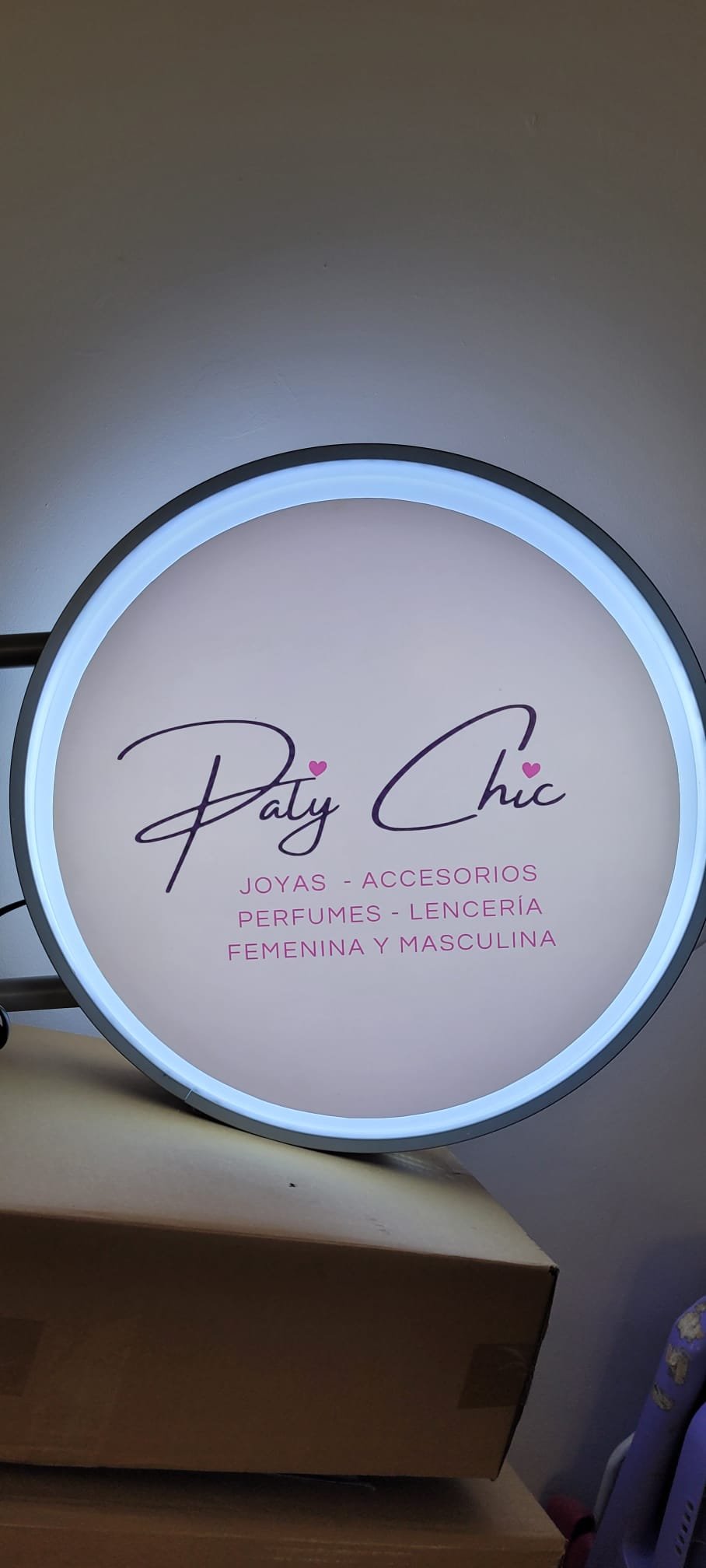 Cartel LED Circular Doble Cara 70cm Personalizado – Máxima Visibilidad - Imagen 6