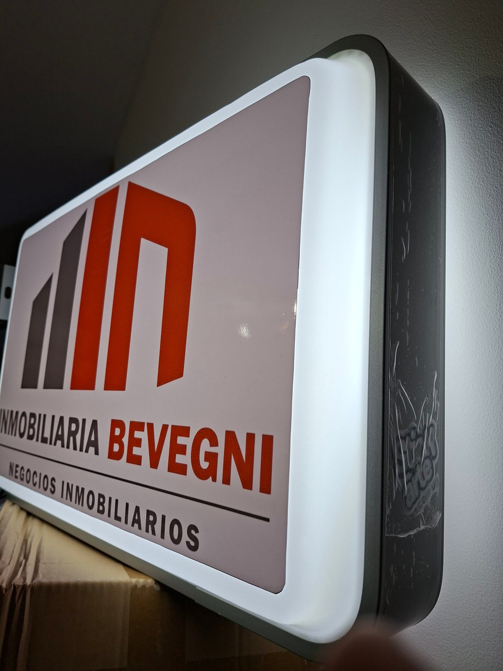 Cartel LED Rectangular Doble Cara 60x40cm Personalizado – Máxima Visibilidad - Imagen 3