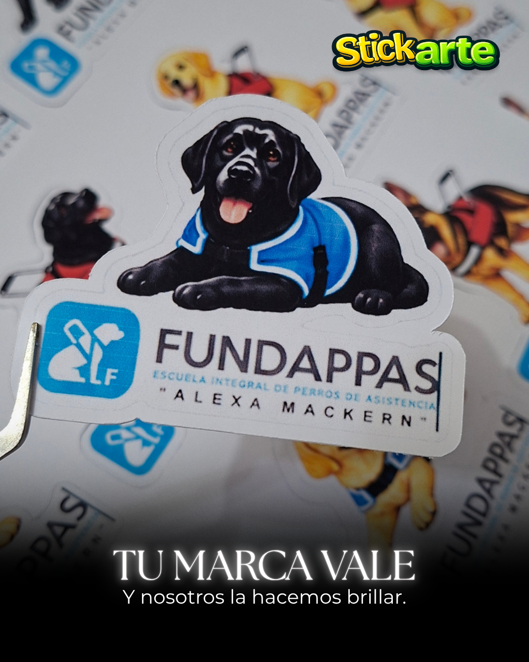 Promo: 130 stickers personalizados de hasta 5 cm – Papel adhesivo - Imagen 2